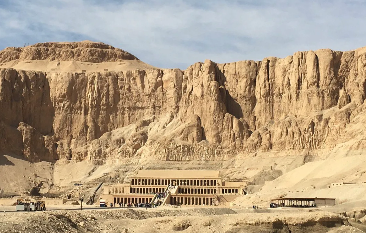 Deir-El-Bahari - Temple de millions d'ann&eacute;es